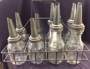 Vintage Oil Bottle Set