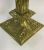 Victorian Cast Brass Candlesticks