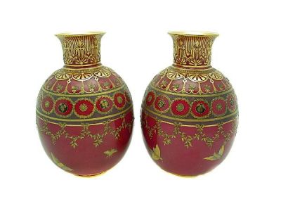 Royal Crown Derby Urns