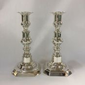 Pair of Sterling Silver Candlesticks