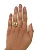 Vintage Cultured Pearl Ring in 18kt Yellow Gold