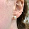 Vintage Pearl Stud Earrings