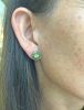 Vintage 1.73ct Peridot 18kt Earrings