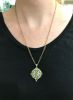 Peridot and Diamond Pendant