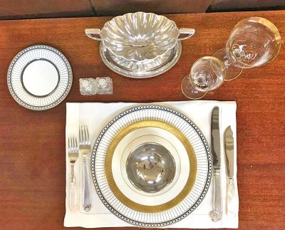 Place Setting From The Comey Rule Mini Series