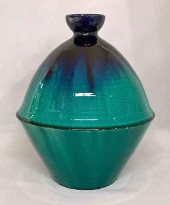 Primavera Faience Art Pottery Vase, French, circa 1920s
