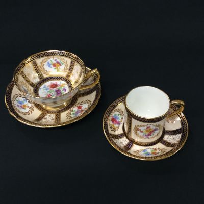 Paragon Queen Mary / Coffee Can & Saucers / Tea Cups & Saucers