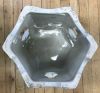 Rare English Blue & White Transferware Garden Stool