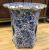 Rare English Blue & White Transferware Garden Stool