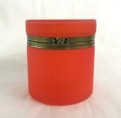 Red Opaline Veritable de Murano Glass Box