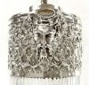 Renaissance Inspired Cut Crystal Claret Jug With Silver Plate Mounts