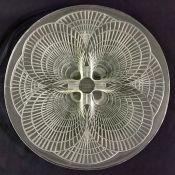 Rene Lalique Clear Glass “Coquilles” Plate