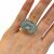 Retro Aquamarine and Diamond Ring