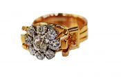 Retro Diamond Cluster Ring