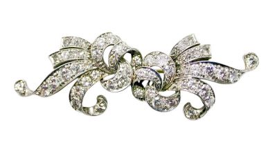 Diamond Retro Brooch
