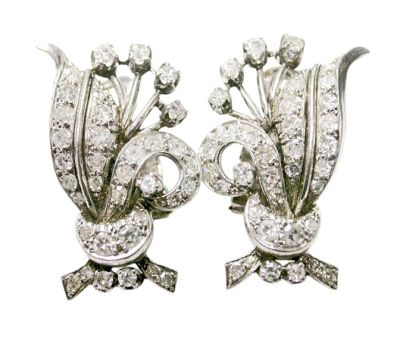 Vintage Diamond Earrings