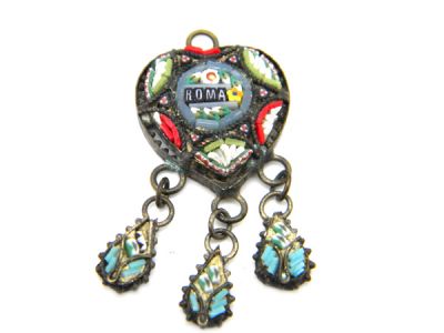 Micro Mosaic Pendant Roma
