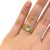 Rose Cut Diamond Solitaire Ring