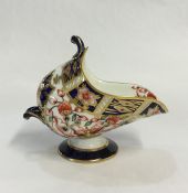 Antique Royal Crown Derby Miniature Coal Scuttle