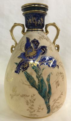 Royal Crown Derby Aesthetic Movement Two Handled Cabinet Vase