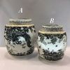 Royal Crown Derby Black Aves Ginger Jars