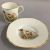 Royal Crown Derby Irish Red and White Setter Coffee Can & Saucer