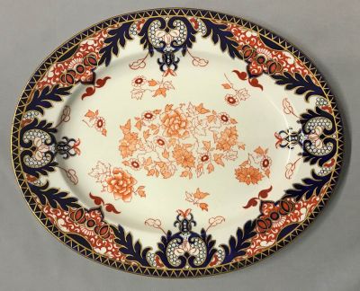 Royal Crown Derby Imari Bone China Platter, Pattern # 2113