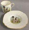 Royal Crown Derby Smooth Fox Terrier Coffee Can & Saucer