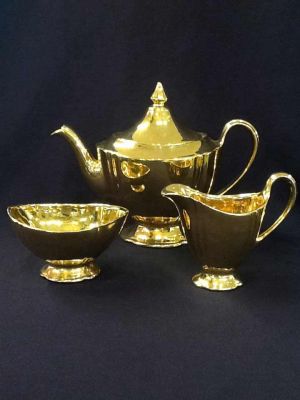 Royal Winton Gold Lustre China Tea Set