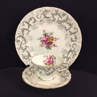 Royal Crown Derby Grey Scroll