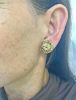 Ruby Leaf Earrings
