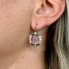 Rose Quartz Earrings