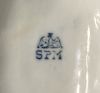 SPM White Porcelain Inkwell In The Rococo Style, circa 1880-1900