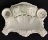 SPM White Porcelain Inkwell In The Rococo Style, circa 1880-1900