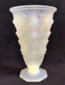 Sabino Art Deco Opalescent Glass Vase