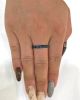 Vintage Sapphire Eternity Band 