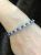 Modern Sapphire and Diamond Bracelet