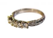 Scott Kay 5 Diamond Ring