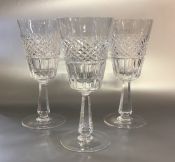 Galway Crystal Goblets Set of 8