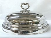 Sheffield Plate Meat Dome, English, 19th Century