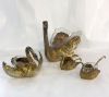 Silver Gilt Swan Condiment Set