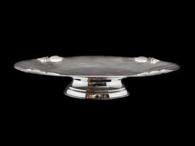 Petersen Silver Pedestal Serving Dish