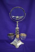 Silver Plated Shaving Stand
