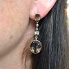 Smokey Quartz Drop Earrings