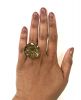 Smoky Quartz Solitaire Cocktail Ring