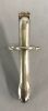 Solid Silver Hungarian Asparagus Eater 