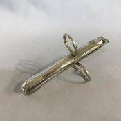Solid Silver Hungarian Asparagus Eater 