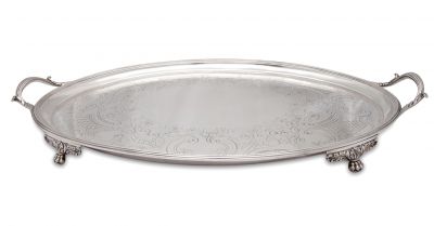 Solomon Hougham George III Sterling Silver Tray