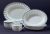 Spode “Fleur de Lys Grey” with Platinum Trim