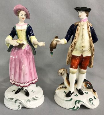 Spode Chelsea Hand Painted Bone China Figures